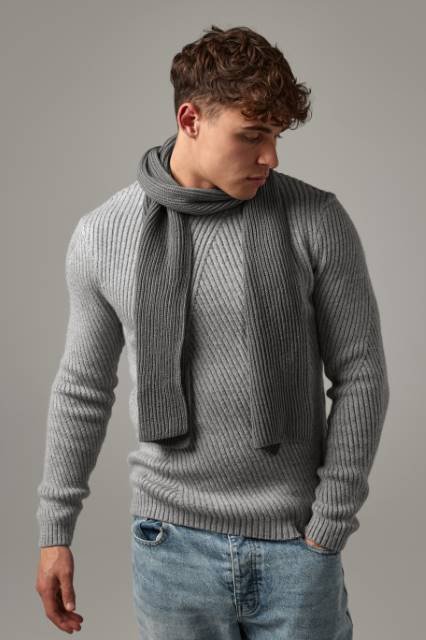 Beechfield Metro Knitted Scarf