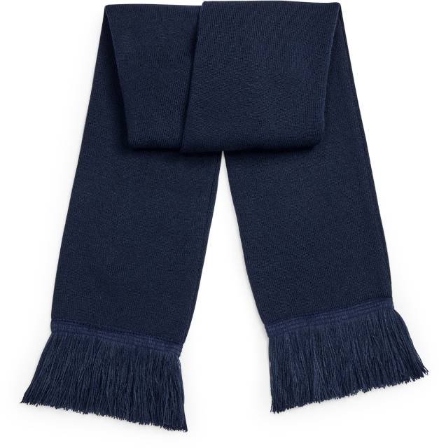 Beechfield Classic Knitted Scarf – French Navy