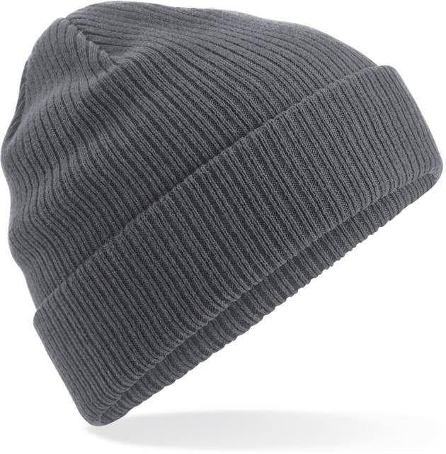 Beechfield Organic Cotton Beanie – Graphite Grey