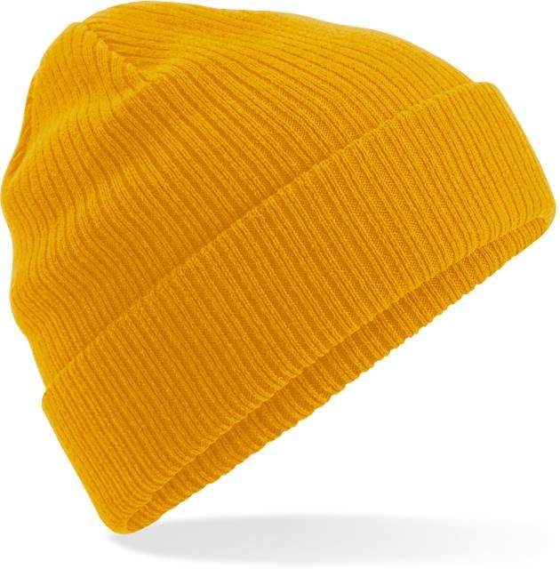 Beechfield Organic Cotton Beanie – Mustard