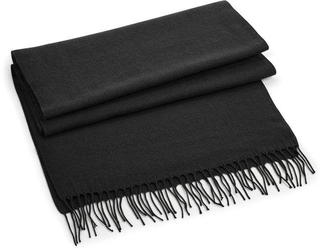 Beechfield Classic Woven Scarf – Black