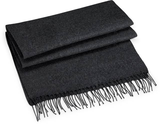 Beechfield Classic Woven Scarf – Charcoal