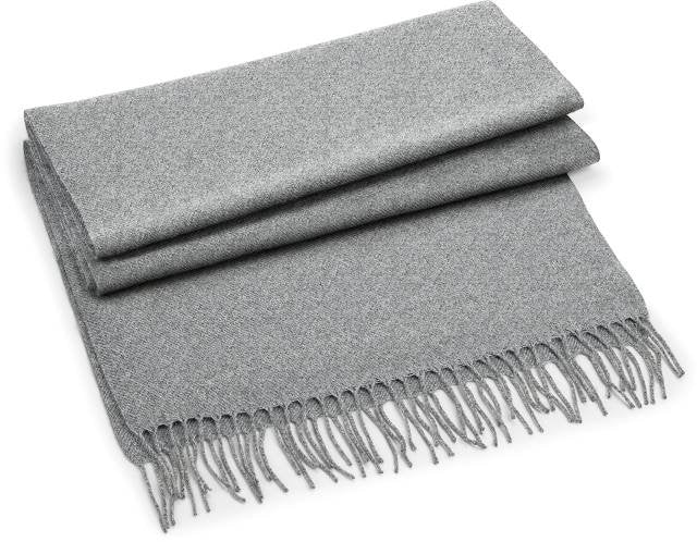 Beechfield Classic Woven Scarf – Heather Grey