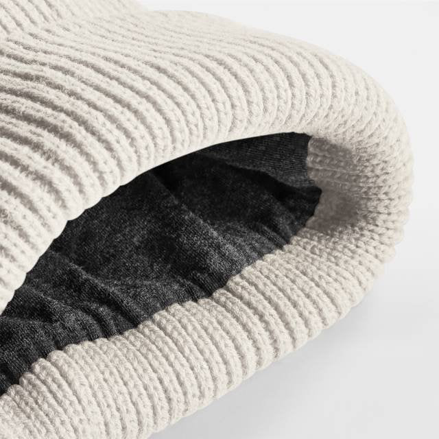 Beechfield Wind Resistant Breathable Elements Beanie – Natural Stone