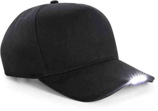 Beechfield LED Light Cap – Black