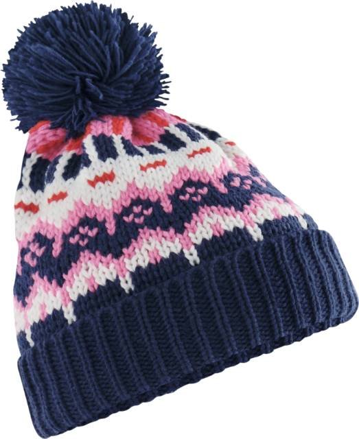 Beechfield Retro Ski Beanie – Snow Blossom