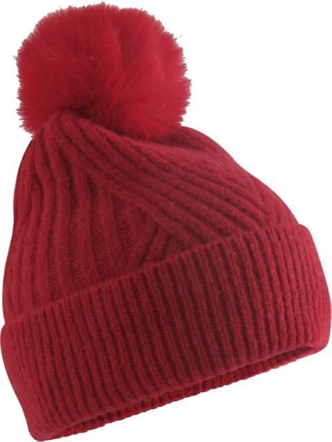 Beechfield Snow Luxe Beanie – Classic Red