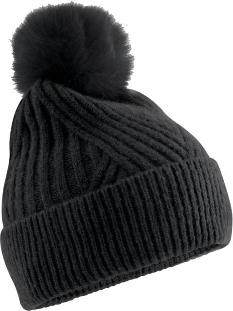 Beechfield Snow Luxe Beanie – Black