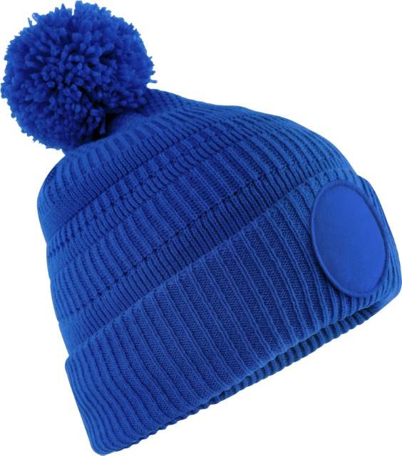 Beechfield Fan Patch Beanie – Bright Royal
