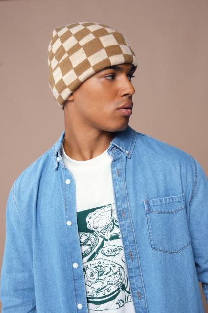 Beechfield Checkerboard Beanie