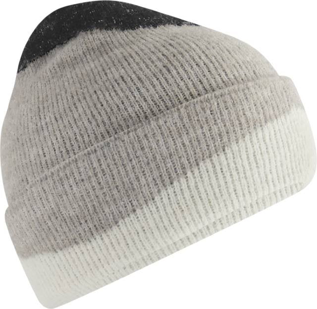 Beechfield Soft Wave Beanie – Black / Light Grey