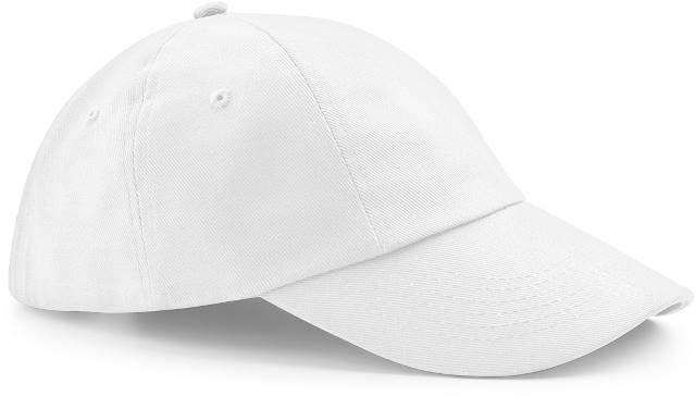Beechfield Low Profile Heavy Cotton Drill Cap – White