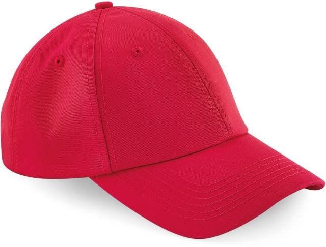 Beechfield Authentic Baseball Cap – Classic Red