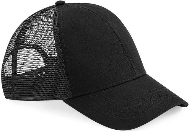 Beechfield Organic Cotton Trucker Cap – Black