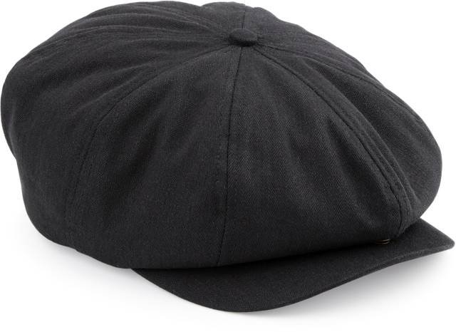 Beechfield Newsboy Cap – Black