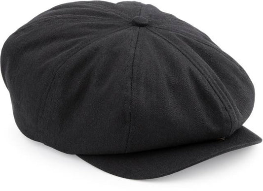 Beechfield Newsboy Cap – Black