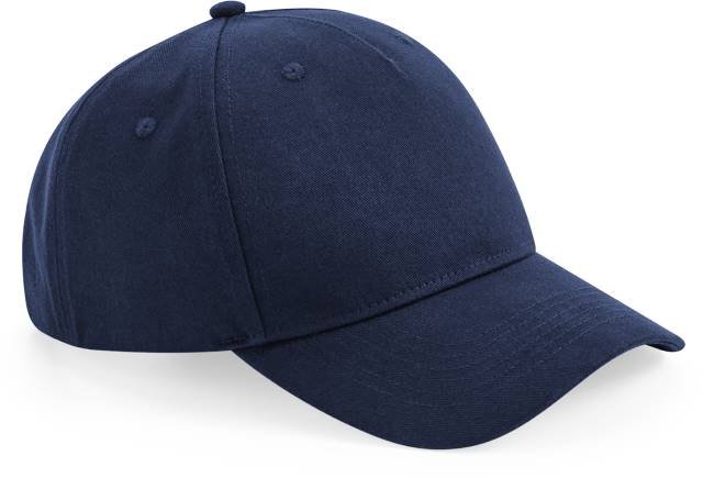 Beechfield Organic Cotton 5 Panel Cap – Navy