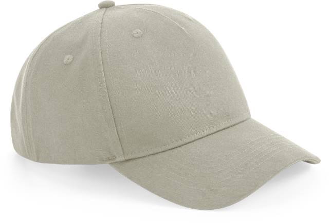 Beechfield Organic Cotton 5 Panel Cap – Stone