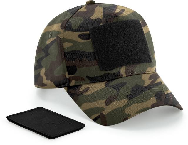 Beechfield Removable Patch 5 Panel Cap – Jungle Camo