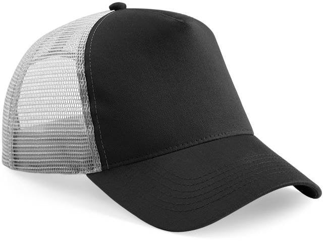 Beechfield Snapback Trucker – Black / Light Grey
