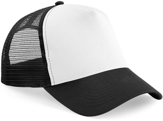 Beechfield Snapback Trucker – Black / White
