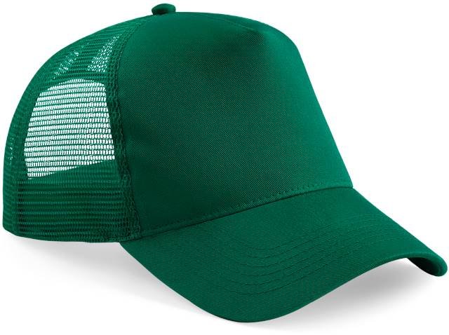 Beechfield Snapback Trucker – Bottle Green / Bottle Green