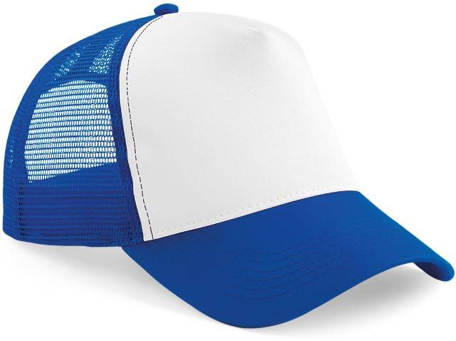 Beechfield Snapback Trucker – Bright Royal / White