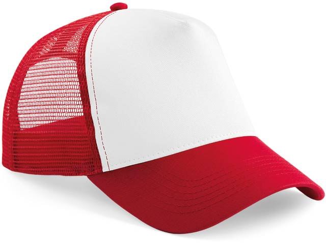 Beechfield Snapback Trucker – Classic Red / White