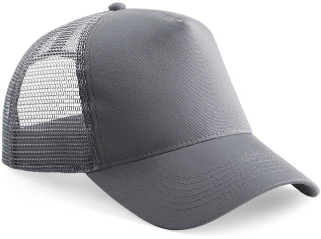 Beechfield Snapback Trucker – Graphite Grey / Graphite Grey