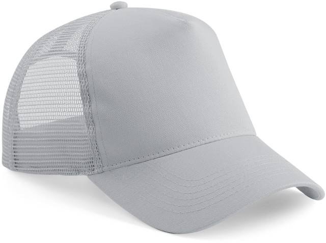 Beechfield Snapback Trucker – Light Grey / Light Grey