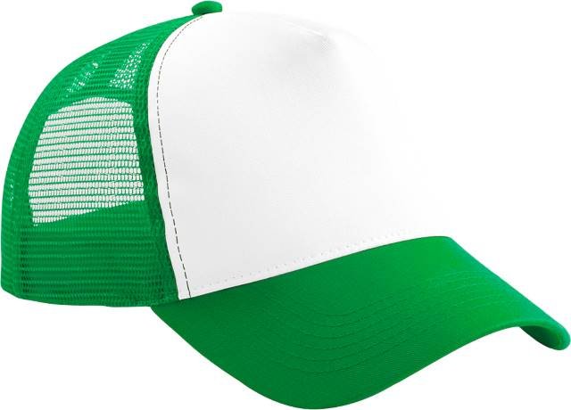 Beechfield Snapback Trucker – Pure Green / White