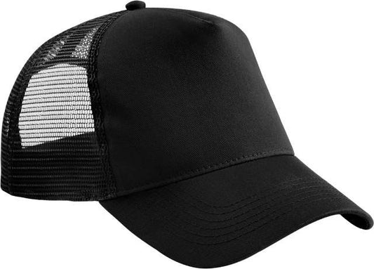 Beechfield Snapback Trucker – Black / Black