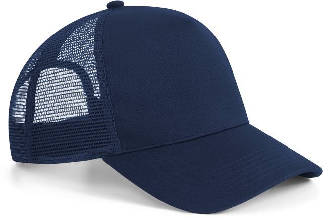 Beechfield Microknit Snapback Trucker – French Navy