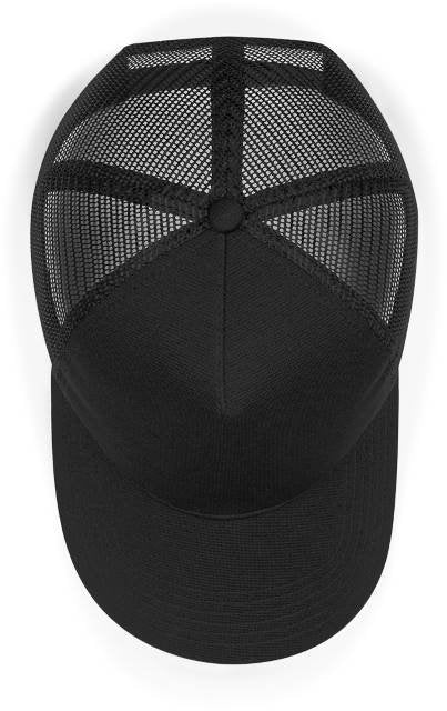 Beechfield Microknit Snapback Trucker – Black