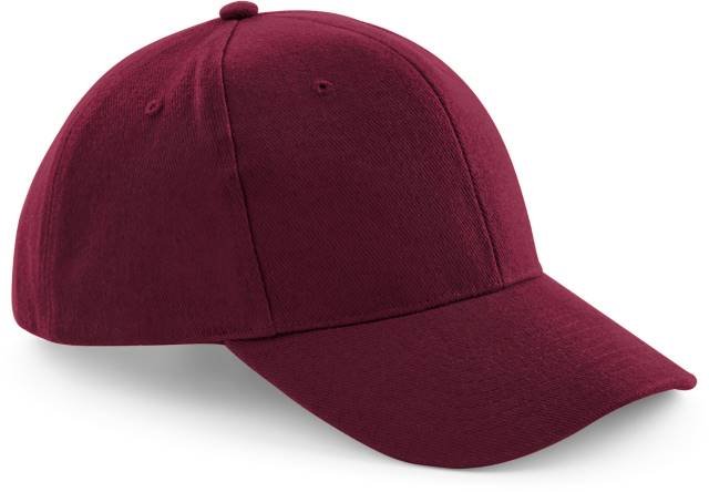 Beechfield Pro-Style Heavy Brushed Cotton Cap – Burgundy