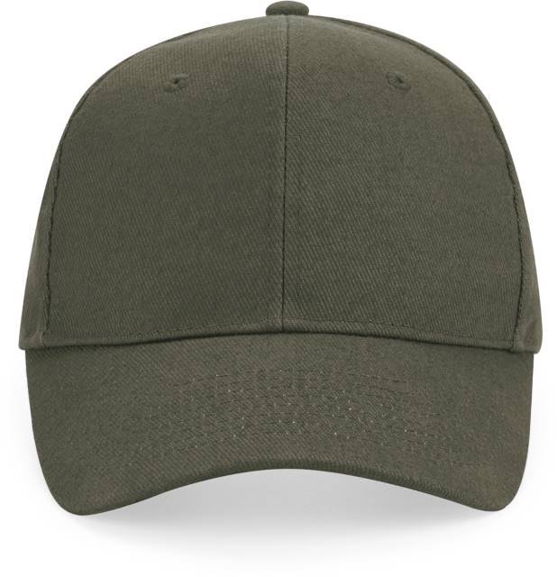 Beechfield Pro-Style Heavy Brushed Cotton Cap – Olive Green