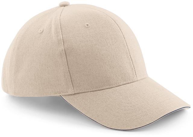 Beechfield Pro-Style Heavy Brushed Cotton Cap – Stone