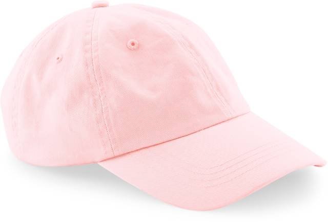 Beechfield Organic Cotton 6 Panel Dad Cap – Powder Pink