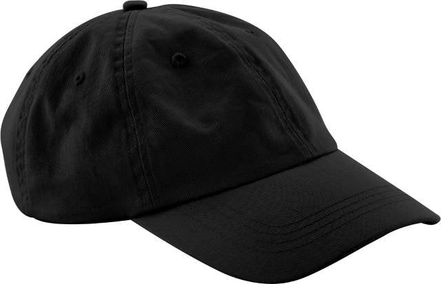 Beechfield Low Profile 6 Panel Dad Cap – Black