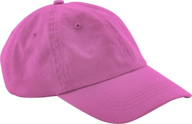 Beechfield Low Profile 6 Panel Dad Cap – True Pink
