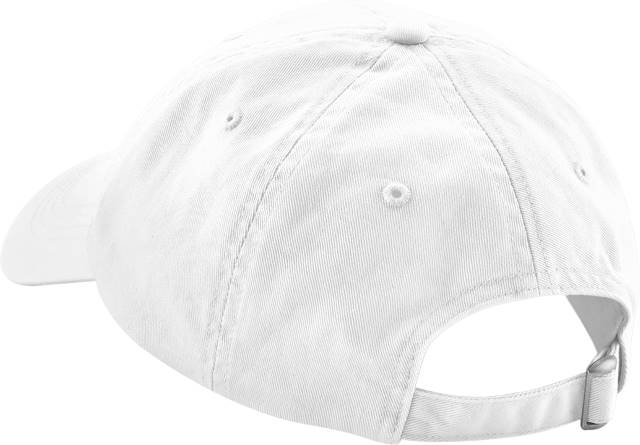 Beechfield Low Profile 6 Panel Dad Cap – White