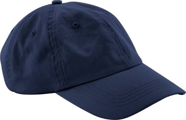 Beechfield Junior Low Profile 6 Panel Dad Cap – Navy