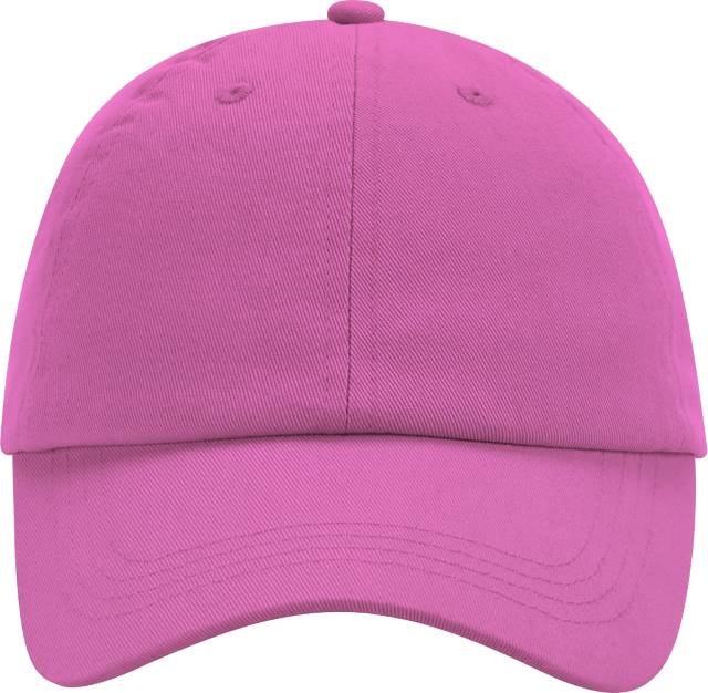 Beechfield Junior Low Profile 6 Panel Dad Cap – True Pink