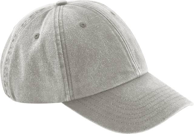 Beechfield Low Profile Vintage Cap – Vintage Grey