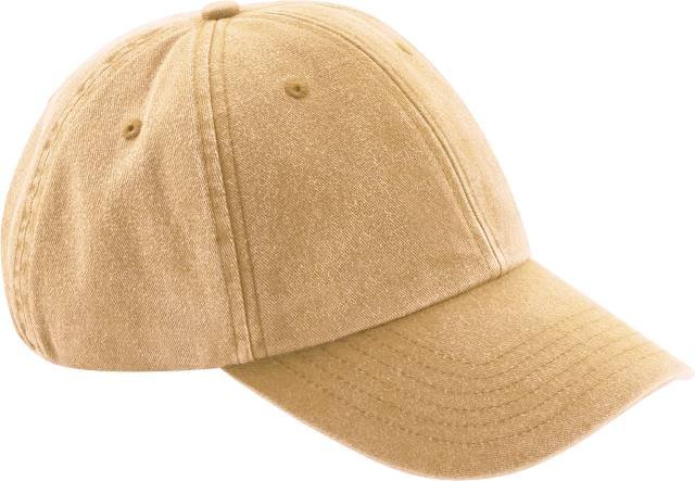 Beechfield Low Profile Vintage Cap – Vintage Mustard