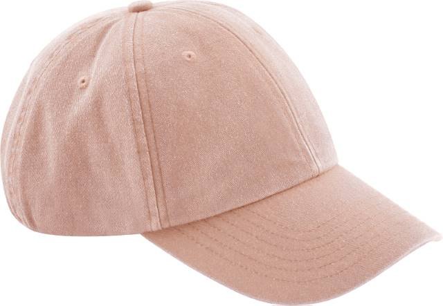 Beechfield Low Profile Vintage Cap – Vintage Peach