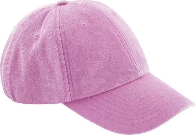 Beechfield Low Profile Vintage Cap – Vintage True Pink