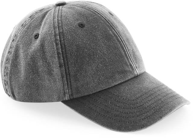 Beechfield Low Profile Vintage Cap – Vintage Black