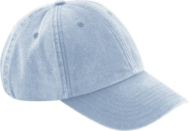 Beechfield Junior Low Profile Vintage Cap – Vintage Light Blue