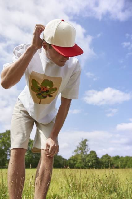 Beechfield Contrast Flat Peak 6 Panel Cap